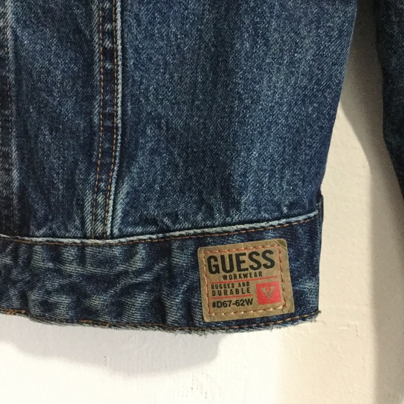 Vintage GUESS Medium Wash Denim Jacket - Picture 4 of 5